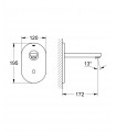Recambios Profesionalfesionales y piezas Grohe Euroeco CE grifo electrónico p.ext. lav. (36273000)