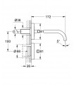 Recambios Profesionalfesionales y piezas Grohe Allure E grifo mural de lav. electrónico