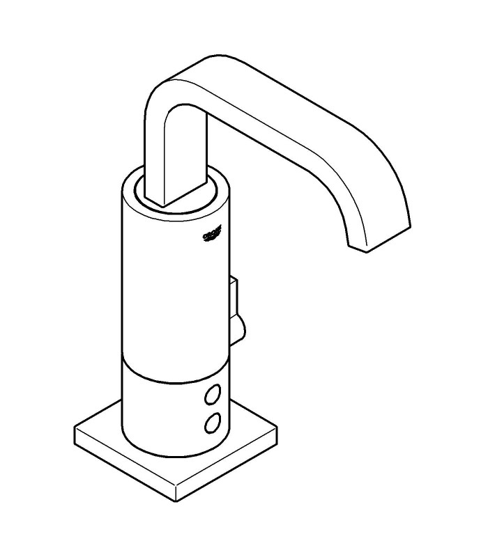 Compra online Grohe Allure E mezclador de lavabo electrónico 230V (36095000) en oferta al mejor precio