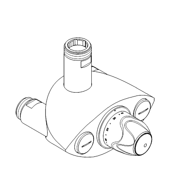 Compra online Recambios Profesionalfesionales y piezas Grohe Grohtherm Xl Termostato 1" (35085000) en oferta al mejor precio