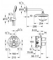 Termostato Grohe GRT 2000 NEW conj.term.emp. ducha +ducha