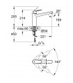 Grifo de cocina Grohe Eurodisc Cosmopolitan (33770002)
