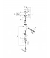 Grifería para baño Grohe Essence Mon. Bide 35mm cadenilla S