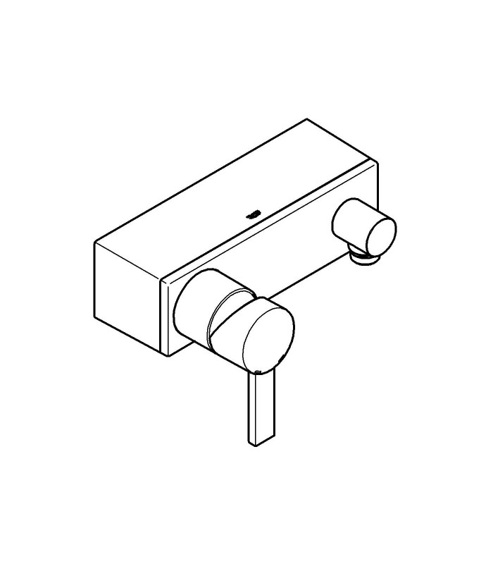 Compra online Misturador monocomando de chuveiro Grohe Allure com chuveiro exposto en oferta al mejor precio