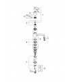Misturadora de lavatório GROHE Eurosmart Cosmopolitan (32842000)