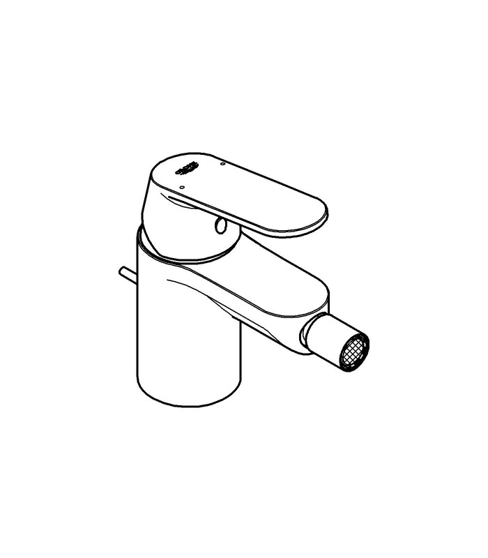 Compra online Misturadora de bidé Grohe Eurosmart Cosmo 35mm conjunto de drenagem S (32839000) en oferta al mejor precio