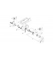 Misturador monocomando de chuveiro Grohe Eurosmart Cosmo com chuveiro exposto