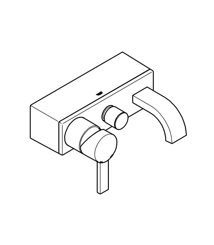 Compra online Torneira monocomando para banheira e chuveiro Grohe Allure en oferta al mejor precio