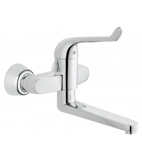 Peças de reposição e peças profissionais e profissionais Lavatório de parede especial Grohe Euroeco com bica longa