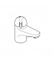 Peças de reposição profissionais e profissionais Misturador monocomando para lavatório Grohe Euroeco spec.