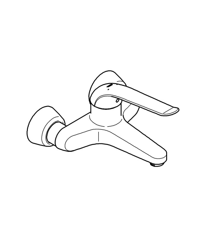 Compra online Grohe Euroeco Monomando lavabo mural (32778000) en oferta al mejor precio