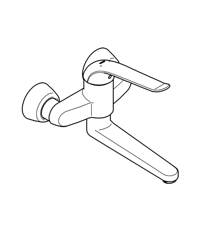 Compra online Misturadora monocomando para lavatório de parede Grohe Euroeco Special (32773000) en oferta al mejor precio