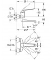 Grohe Euroeco Special Monomando de lavabo mural (32773000)