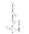 Torneira de banheiro Grohe Allure Monom Lavatory 28mm Bica baixa Dreno M
