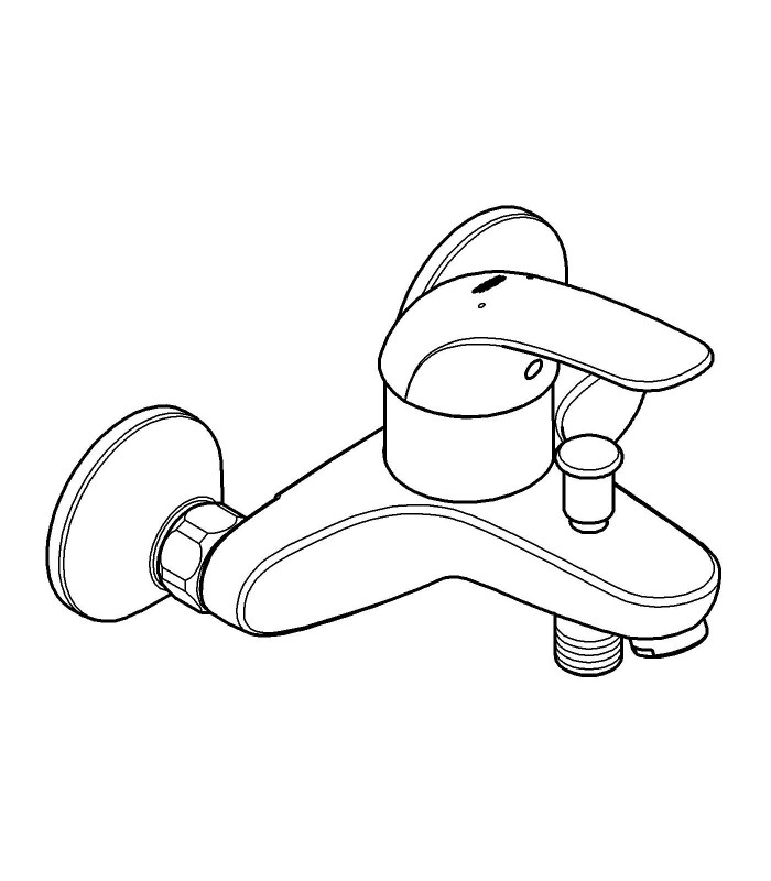 Compra online Grohe Euroeco - Grifo para baño y ducha 1/2" (Ref. 32743000) en oferta al mejor precio