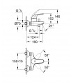 Grohe Euroeco - Grifo para baño y ducha 1/2" (Ref. 32743000)