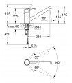 Grifo de cocina Grohe Concetto caño giratorio (32659001)