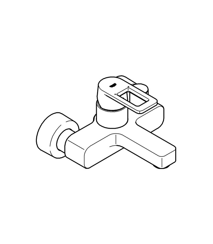 Compra online Torneiras monocomando para banheira/chuveiro Grohe Quadra para banheira/chuveiro exposto en oferta al mejor precio