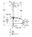 Torneira de banheiro Grohe Allure Monom. Lavatório bico alto 140mm XL (32249000)