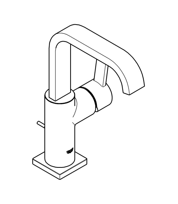 Compra online Grifería para baño Grohe Allure Monom Lav 28mm Caño Alto vaciad L (32146000) en oferta al mejor precio