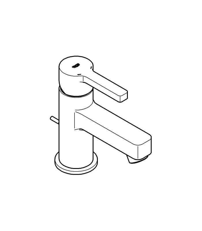 Compra online Misturador monocomando para lavatório Grohe Lineare 1/2" (32109000) en oferta al mejor precio