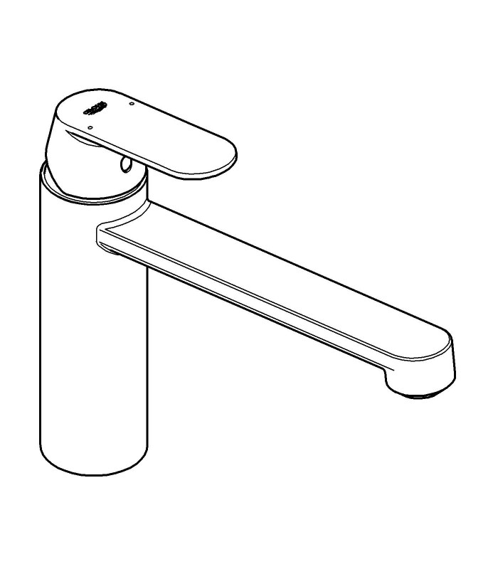 Compra online Grifo de cocina Grohe Eurosmart Cosmopolitan fregadero media altura (30193000) en oferta al mejor precio