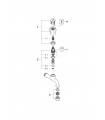Grifo de cocina Grohe Costa L Monoblock mural una agua (30098001)