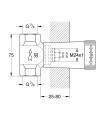 Mecanismo y sistema empotrado Grohe Cuerpo Llave 3/4"