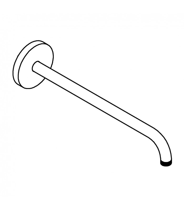 Compra online Sistema de chuveiro Grohe Rainshower Braço de chuveiro de parede 378 mm (28982000) en oferta al mejor precio