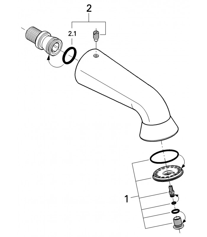 Compra online Sistema de ducha Grohe Relexa Ducha Mural Anti-Robo Long: 148Mm en oferta al mejor precio
