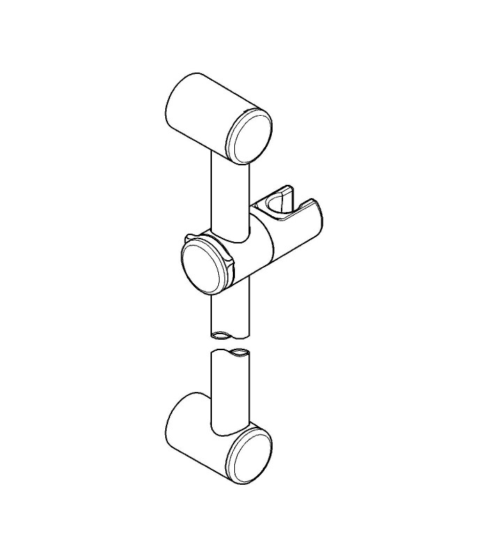 Compra online Sistema de ducha Grohe Relexa barra de ducha 600 (28620000) en oferta al mejor precio