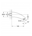 Grohe Movario brazo de 144 para ducha mural (28529000)