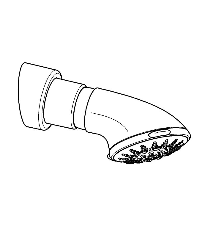 Compra online Chuveiro de parede Grohe Movario 100 Five en oferta al mejor precio