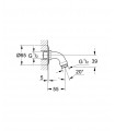 Grohe Relexa Brazo de ducha 55 mm (Ref. 28429000)