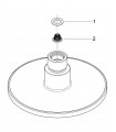 Sistema de chuveiro Grohe EUPH Cosmopolitan 160 chuveiro de parede