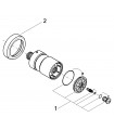 Sistema de chuveiro Grohe Relexa Plus 50 chuveiro lateral