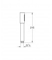 Sistema de chuveiro Grohe Sena Stick chuveiro de mão 9,5l