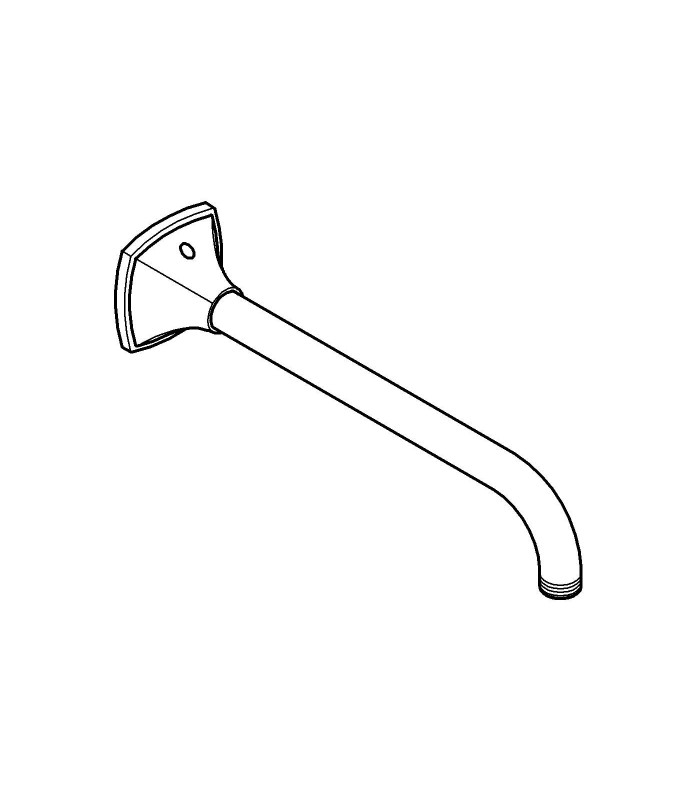 Compra online Grohe Rainshower Grandera Braço de chuveiro 1/2" 285 mm (27986000) en oferta al mejor precio