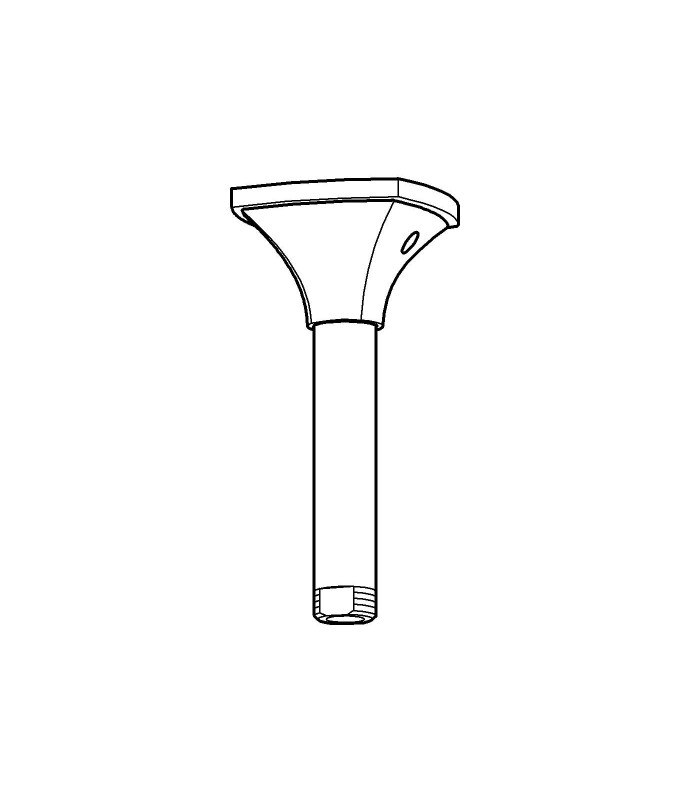 Compra online Grohe Rainshower Grandera Brazo de ducha de techo de 142 mm 1/2" (27978000) en oferta al mejor precio