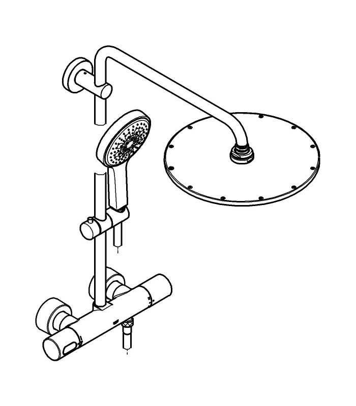 Compra online Sistema de chuveiro Grohe Rainshower 310 sistema de chuveiro termostático en oferta al mejor precio
