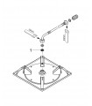 Sistema de chuveiro Grohe RSH Allure 210 chuveiro de teto quadrado 230
