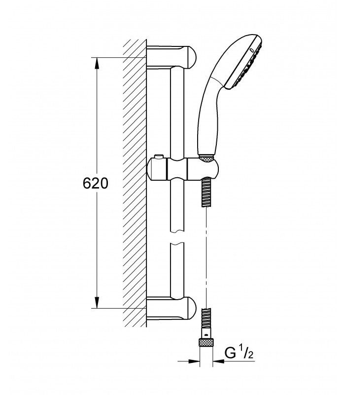 Compra online Conjunto de chuveiro GROHE New Tempesta 100 (27794000) en oferta al mejor precio