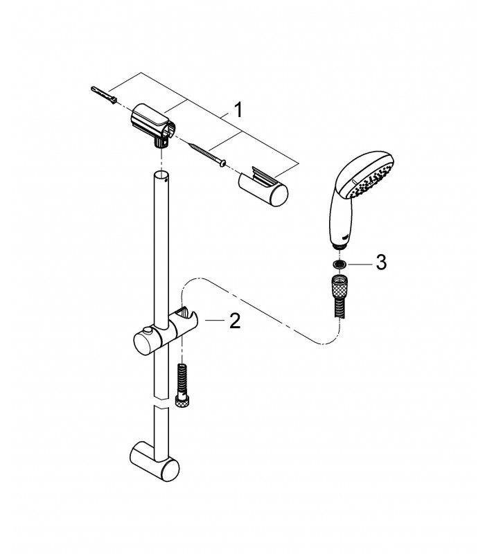 Compra online Conjunto ducha GROHE New Tempesta 100 (27794000) en oferta al mejor precio
