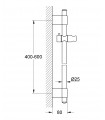 Sistema de ducha Grohe Power+Soul barra de ducha 600