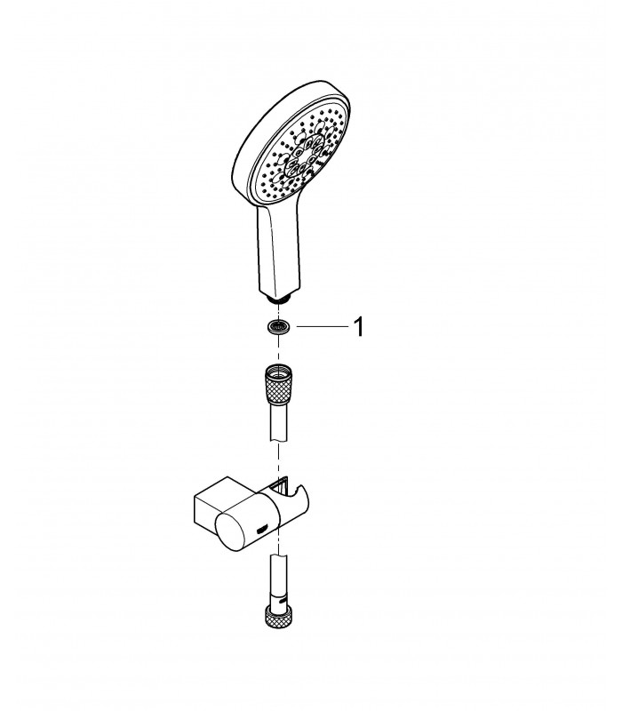 Compra online Sistema de chuveiro Grohe P+S Cosmo 130 conjunto de chuveiro 4j en oferta al mejor precio