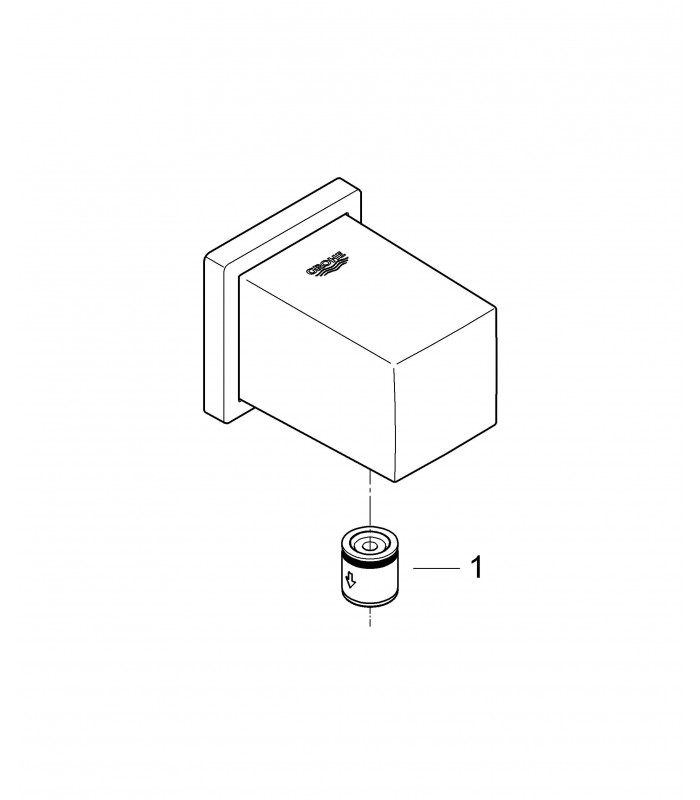 Compra online Sistema de ducha Grohe Euphoria Cube codo de salida en oferta al mejor precio