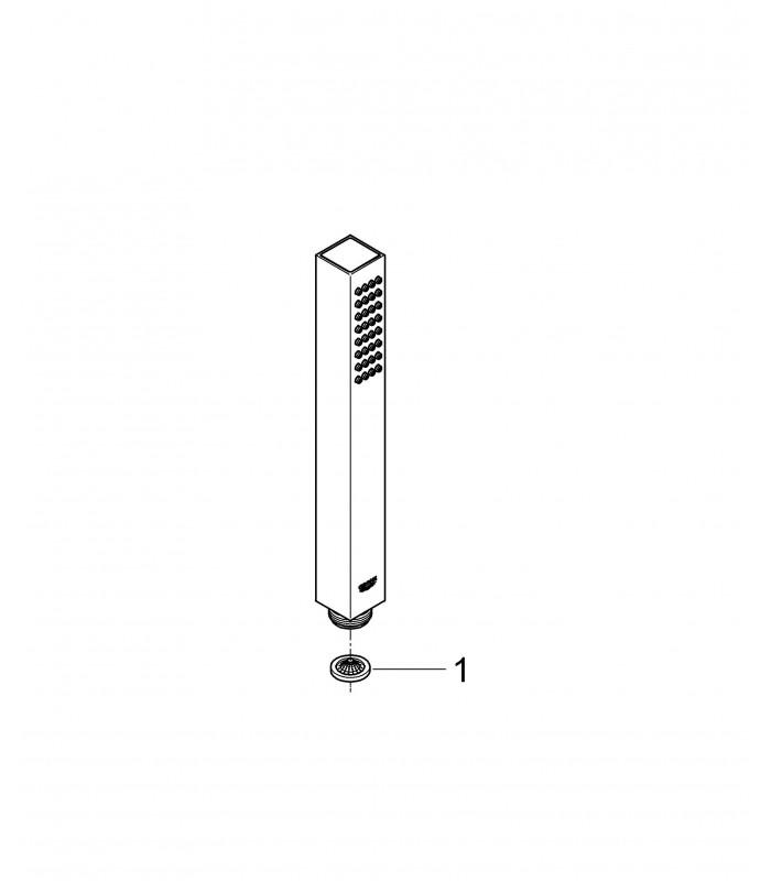 Compra online Sistema de ducha Grohe Euphoria Cube Stick teleducha en oferta al mejor precio