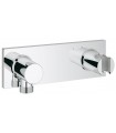 Sistema de ducha Grohe Grohtherm F placa codo y soporte metal