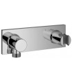 Sistema de ducha Grohe Grohtherm F placa codo y soporte metal