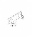 Sistema de ducha Grohe Grohtherm F placa codo y soporte metal